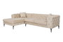 Atelier Del Sofa Como Eco Left - Beige, Black